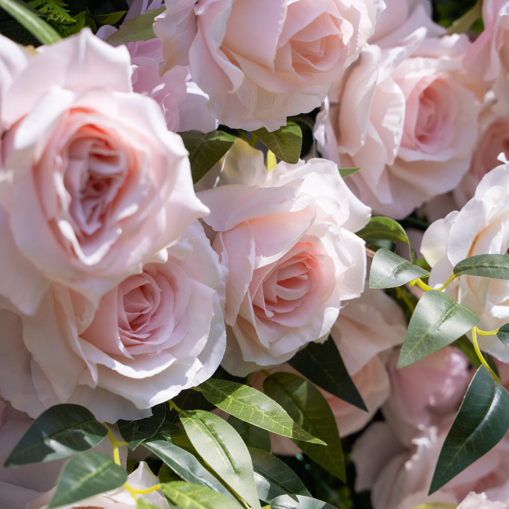 Juli | 3D Event-Ready Artificial Floral Wall Backdrop, Roll-Up Fabric | Shipping Included