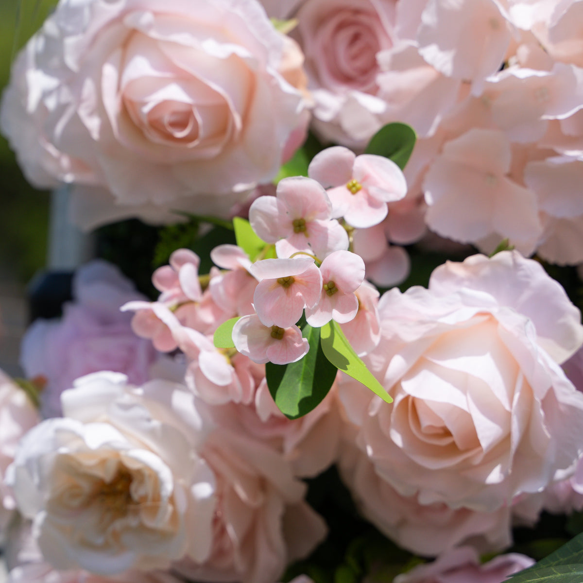 Juli | 3D Event-Ready Artificial Floral Wall Backdrop, Roll-Up Fabric | Shipping Included