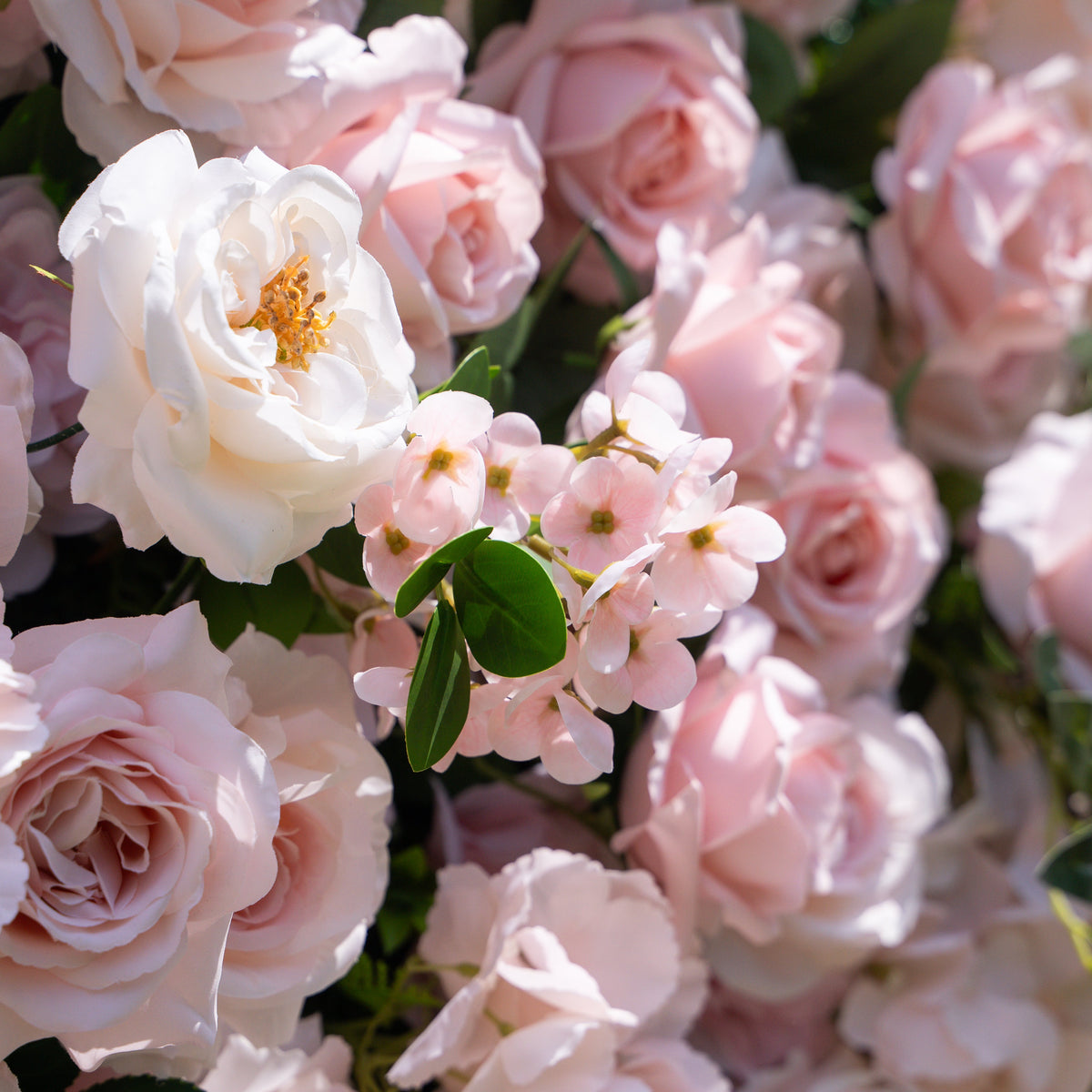 Juli | 3D Event-Ready Artificial Floral Wall Backdrop, Roll-Up Fabric | Shipping Included