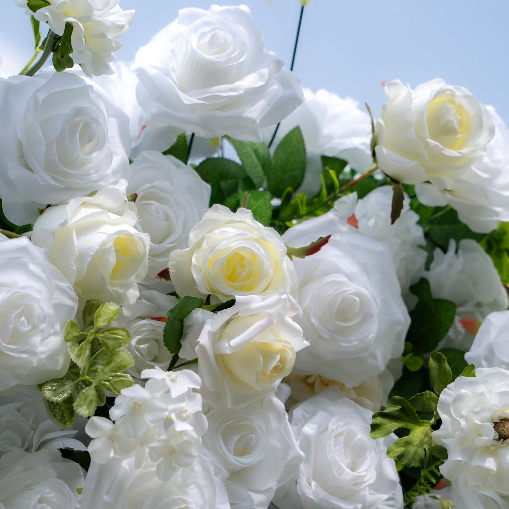 Juliana | 3D Event-Ready Artificial Floral Wall Backdrop, Roll-Up Fabric | Shipping Included