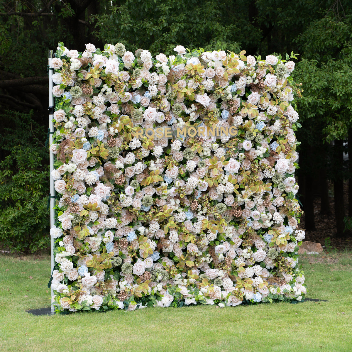 July - Fall Harvest | 5D Fabric Roll Up Flower Wall for Wedding Party Seasonal Backdrop | Shipping Included
