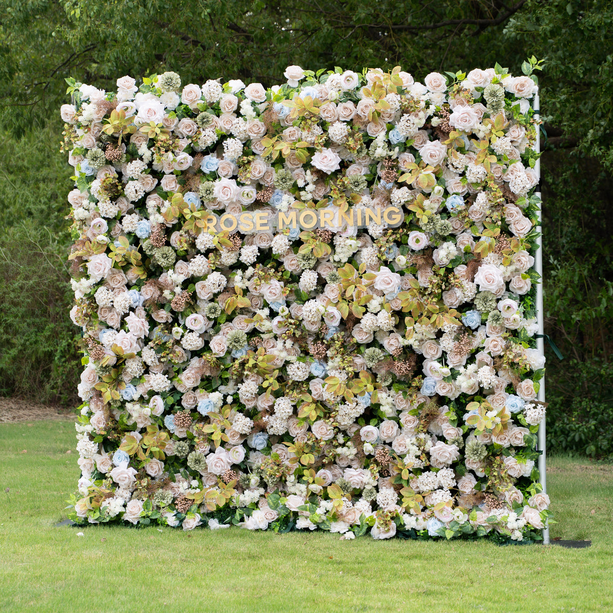 July - Fall Harvest | 5D Fabric Roll Up Flower Wall for Wedding Party Seasonal Backdrop | Shipping Included