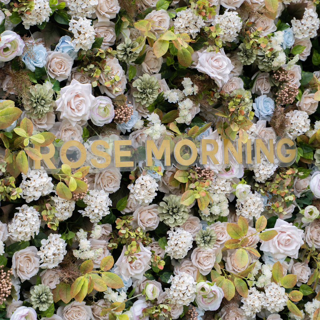 July - Fall Harvest | 5D Fabric Roll Up Flower Wall for Wedding Party Seasonal Backdrop | Shipping Included