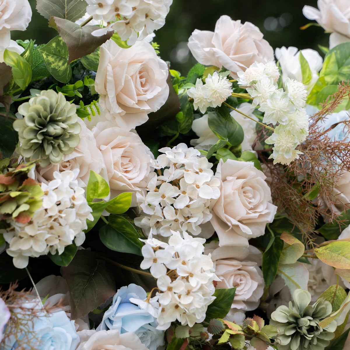 July - Fall Harvest | 5D Fabric Roll Up Flower Wall for Wedding Party Seasonal Backdrop | Shipping Included