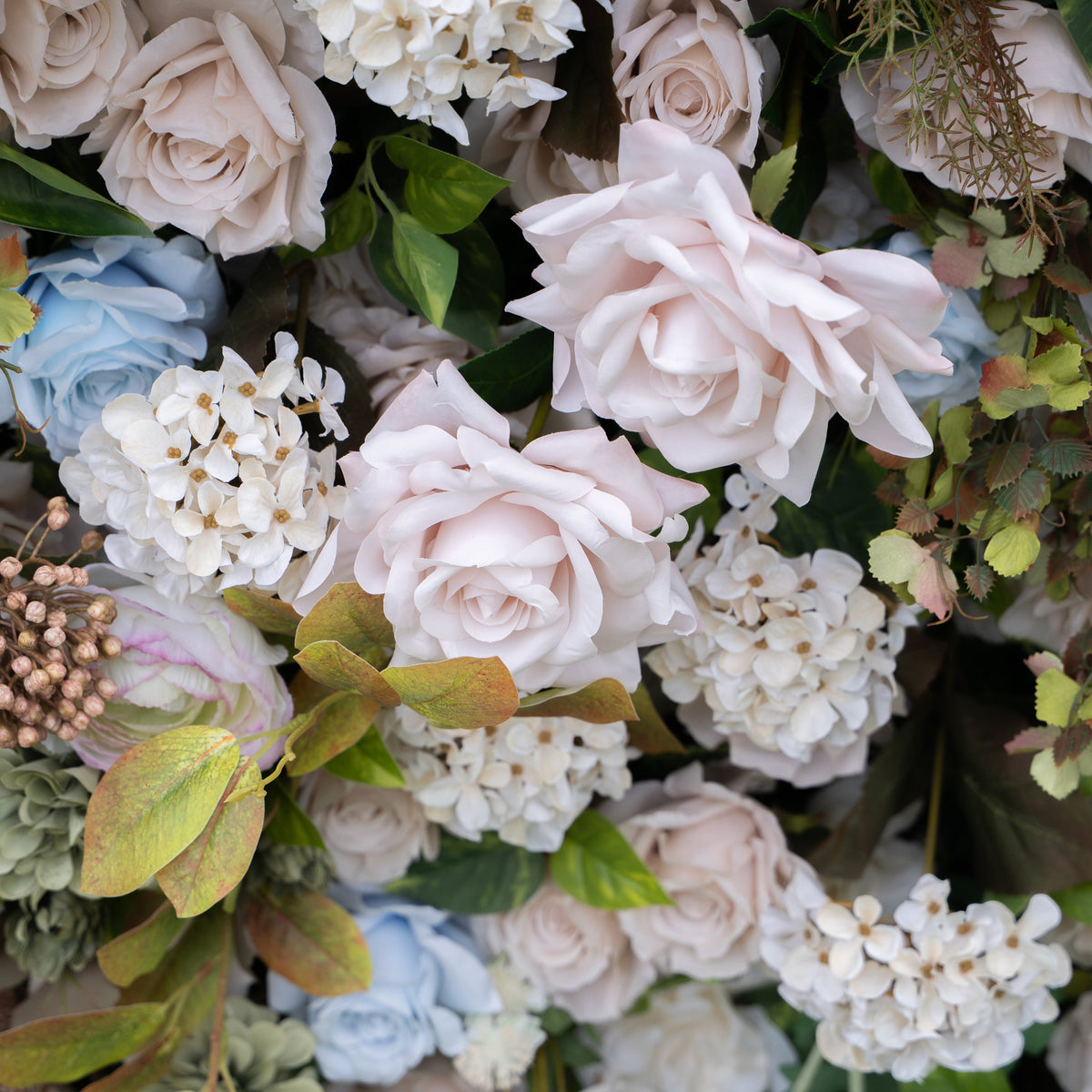 July - Fall Harvest | 5D Fabric Roll Up Flower Wall for Wedding Party Seasonal Backdrop | Shipping Included