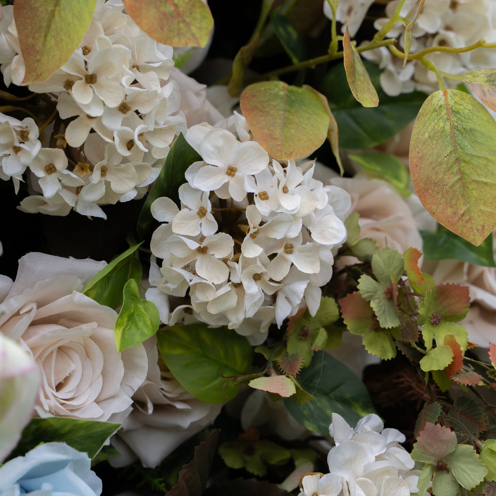 July - Fall Harvest | 5D Fabric Roll Up Flower Wall for Wedding Party Seasonal Backdrop | Shipping Included