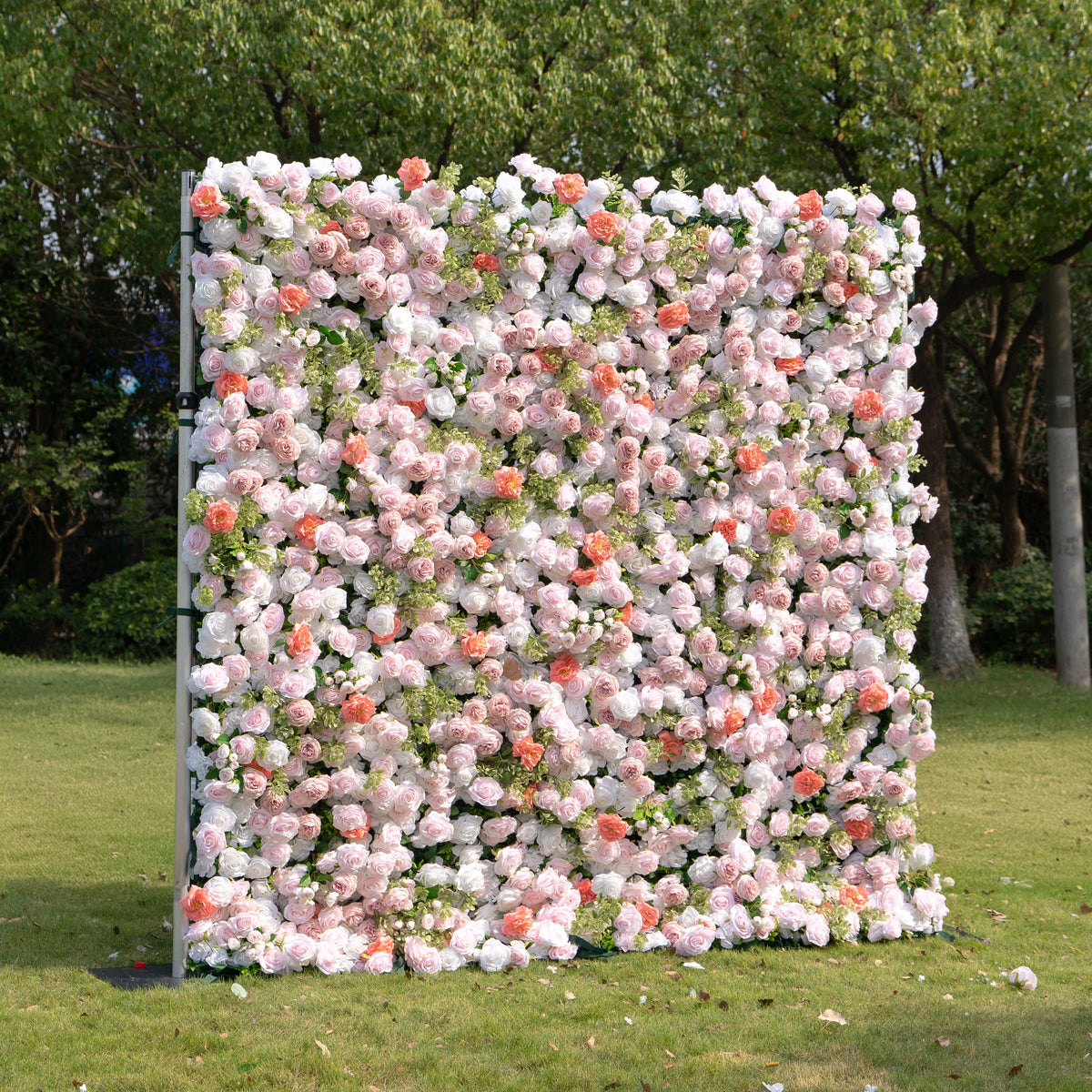 Kaisley | 5D Event-Ready Artificial Floral Wall Backdrop, Roll-Up Fabric | Shipping Included
