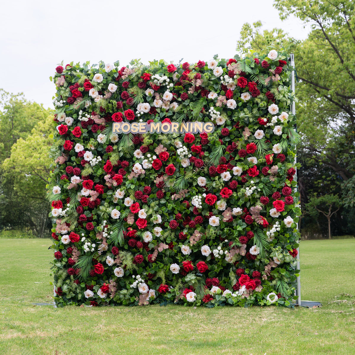 Katy | 5D Event-Ready Artificial Floral Wall Backdrop, Roll-Up Fabric | Shipping Included