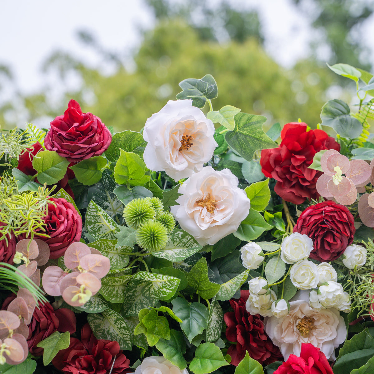 Katy | 5D Event-Ready Artificial Floral Wall Backdrop, Roll-Up Fabric | Shipping Included