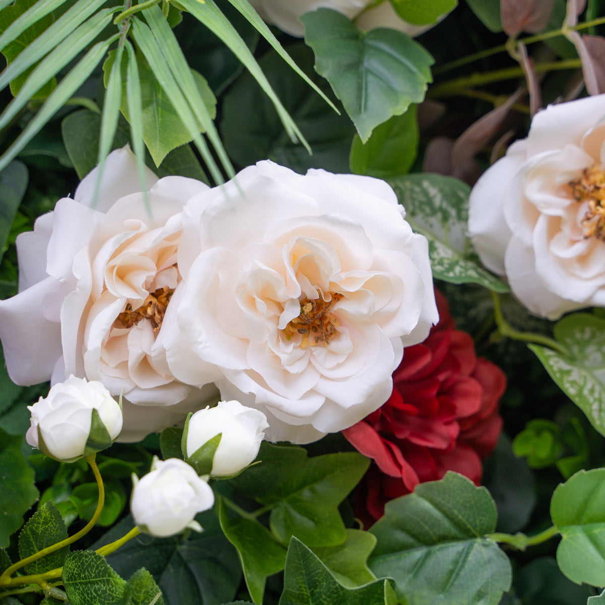 Katy | 5D Event-Ready Artificial Floral Wall Backdrop, Roll-Up Fabric | Shipping Included