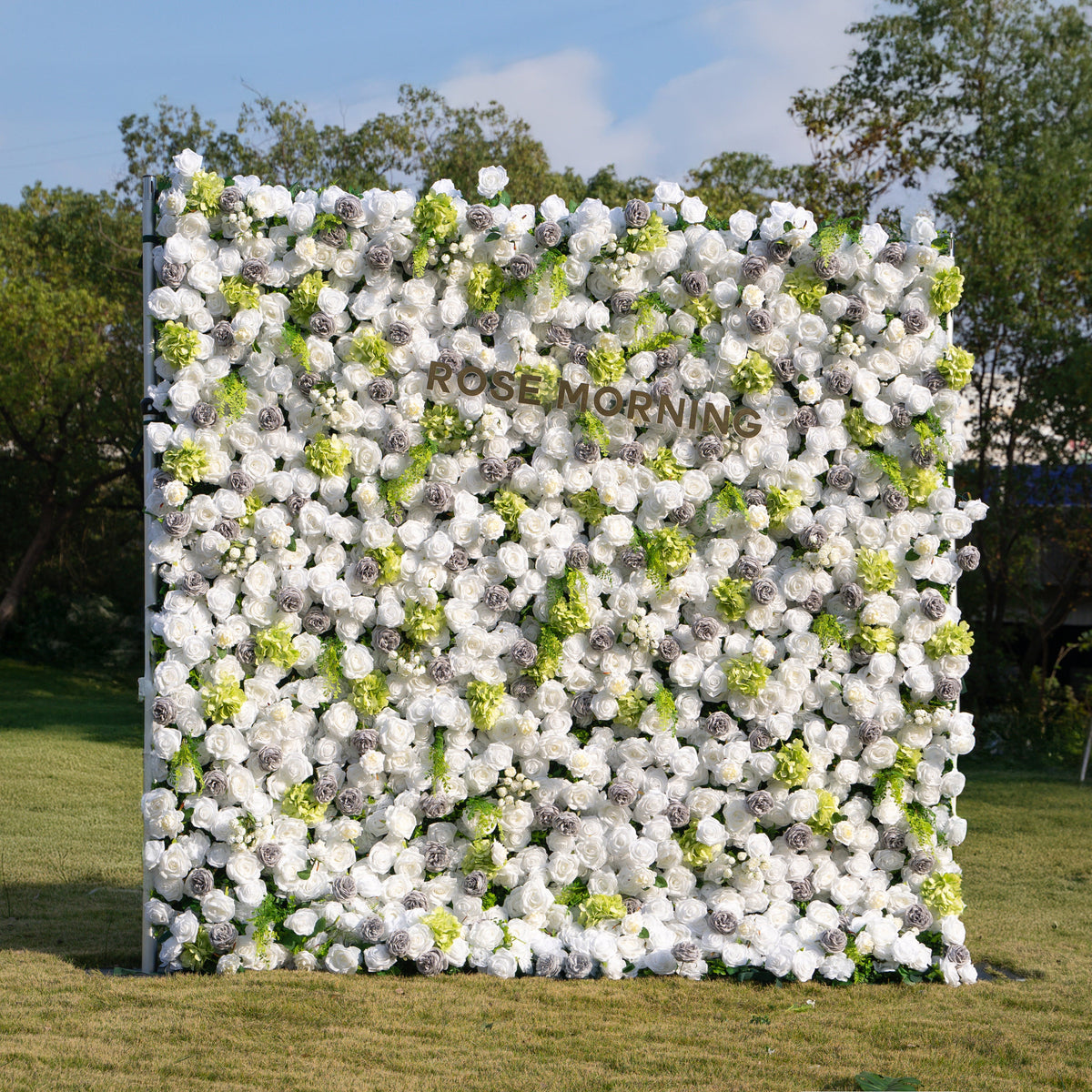 Lavinia | 5D Event-Ready Artificial Floral Wall Backdrop, Roll-Up Fabric | Shipping Included