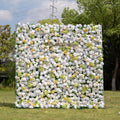 Lesly | 3D Event-Ready Artificial Floral Wall Backdrop, Roll-Up Fabric | Shipping Included