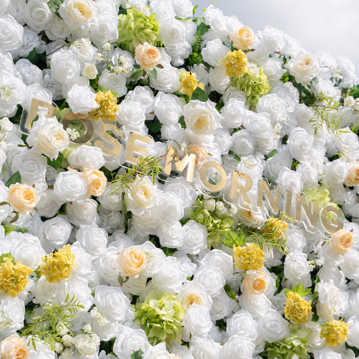Lesly | 3D Event-Ready Artificial Floral Wall Backdrop, Roll-Up Fabric | Shipping Included