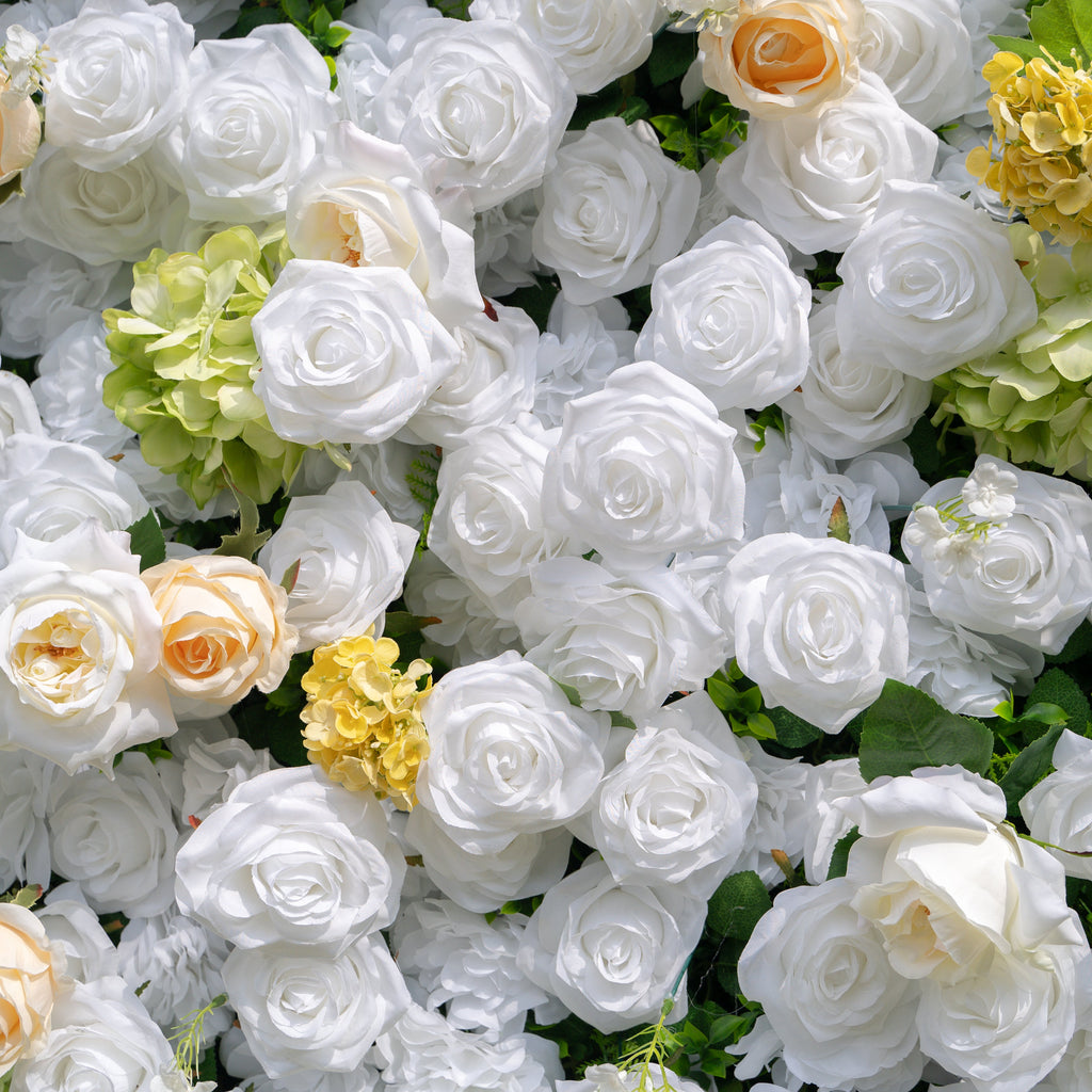 Lesly | 3D Event-Ready Artificial Floral Wall Backdrop, Roll-Up Fabric | Shipping Included