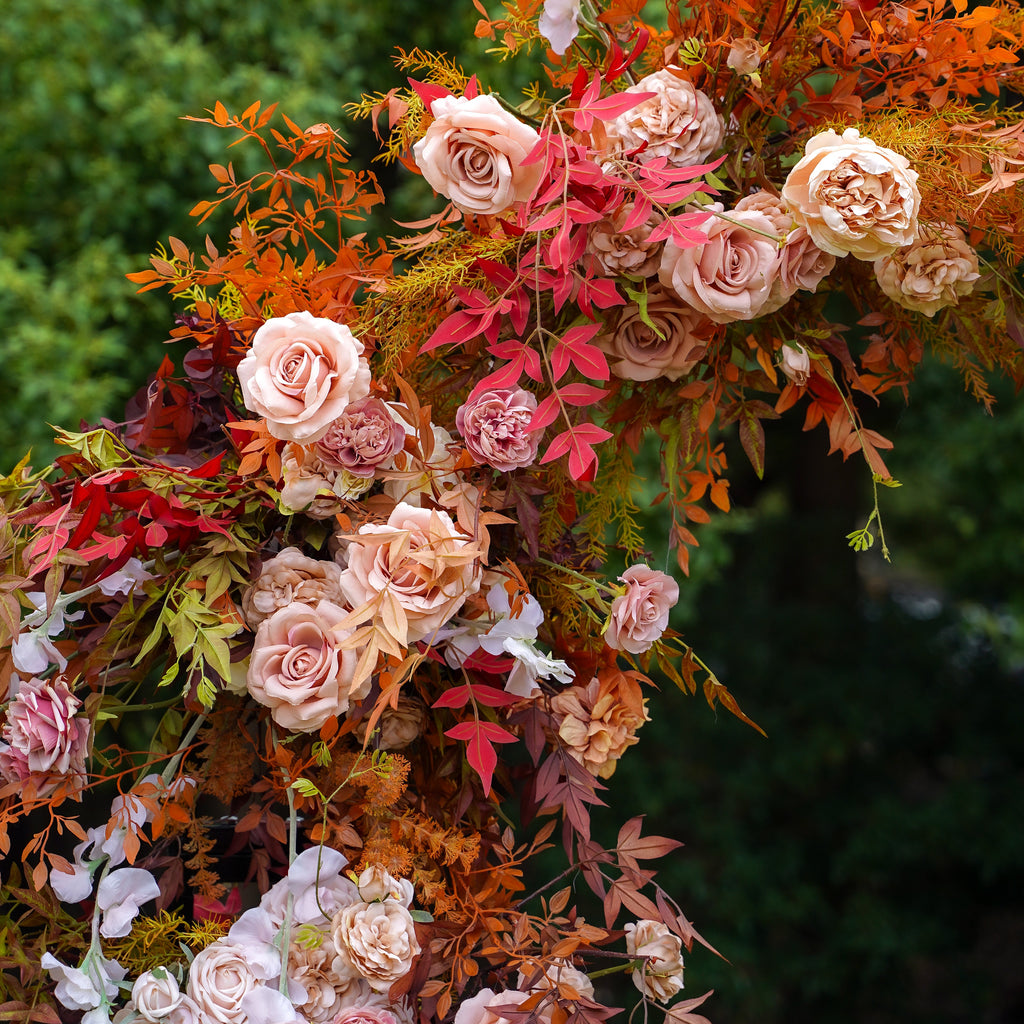 Liam 2023 New Wedding Party Background Floral Arch Decoration Rose Morning