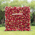 Litchi - Autumn Fall | 5D Fabric Zip Up Flower Wall 8ft x 8ft for Wedding Party Event Backdrop | Shipping Included