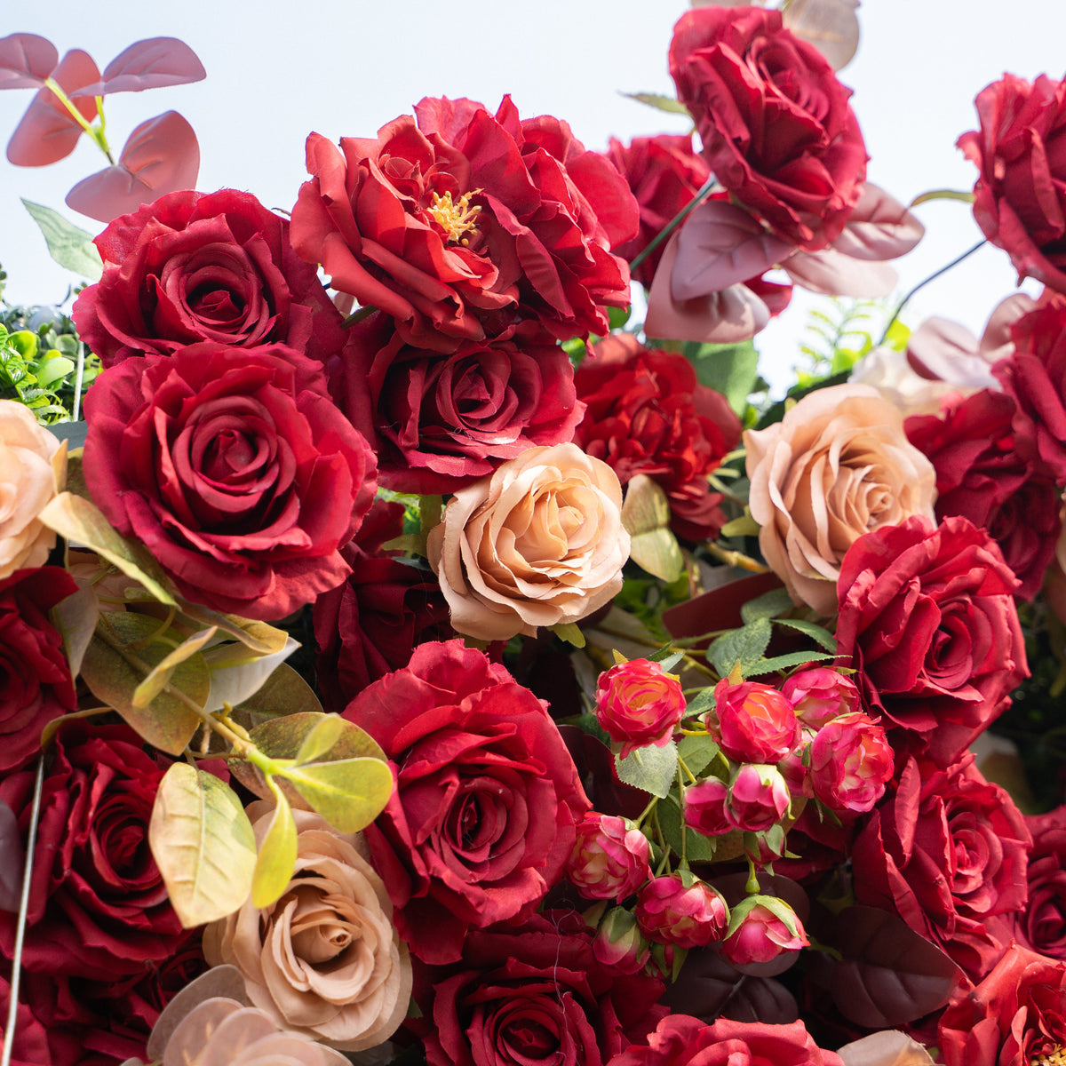 litchi | 5D Event-Ready Artificial Floral Wall Backdrop, Zip-Up Fabric + Free Flower Stand(Ready to ship-Only USA) | Shipping Included