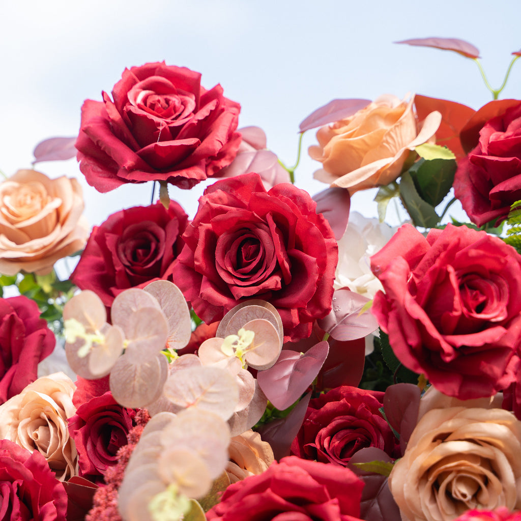 litchi | 5D Event-Ready Artificial Floral Wall Backdrop, Zip-Up Fabric + Free Flower Stand(Ready to ship-Only USA) | Shipping Included