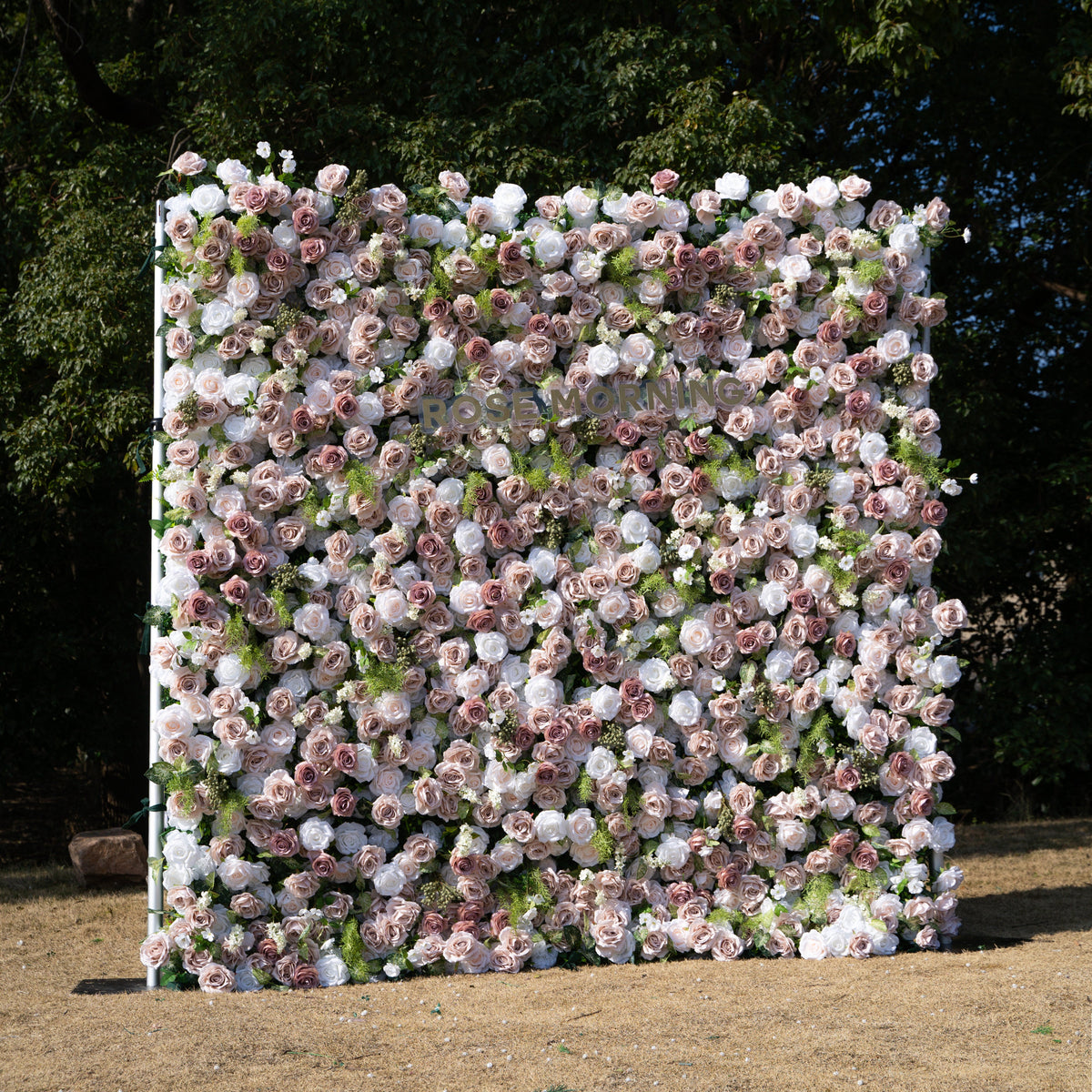 Loredana | 5D Event-Ready Artificial Floral Wall Backdrop, Roll-Up Fabric | Shipping Included