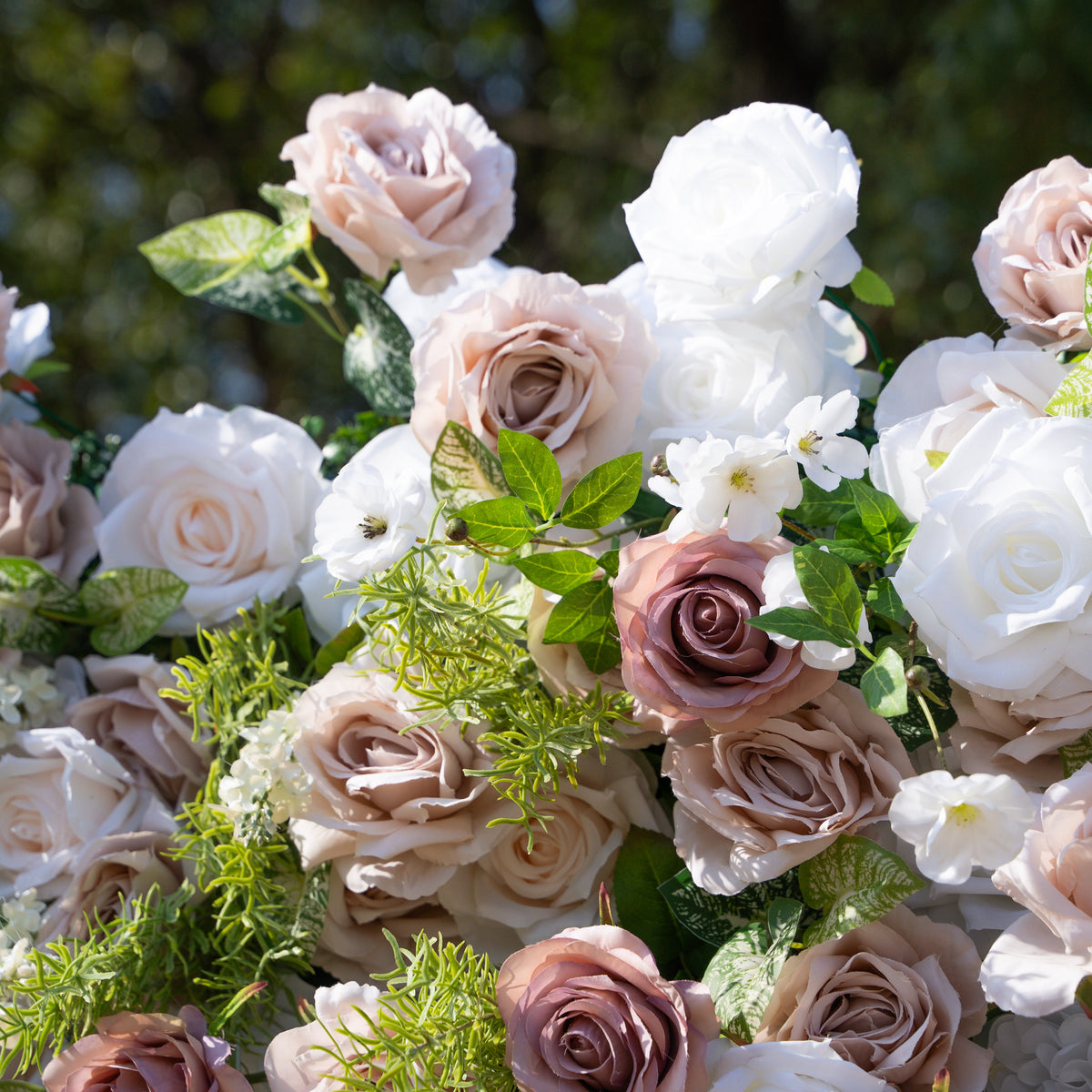 Loredana | 5D Event-Ready Artificial Floral Wall Backdrop, Roll-Up Fabric | Shipping Included
