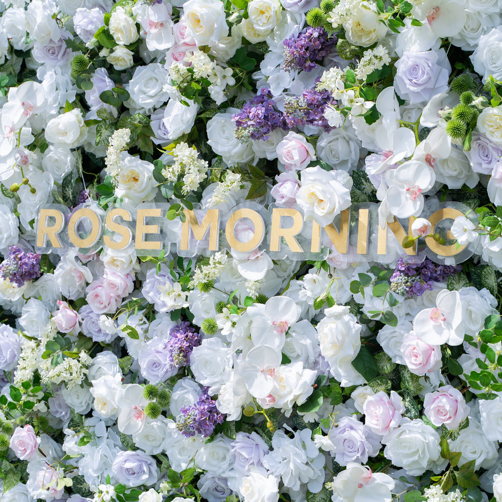 Lori | 5D Event-Ready Artificial Floral Wall Backdrop, Zip-Up Fabric 8ft*8ft(In US Stock) | Shipping Included