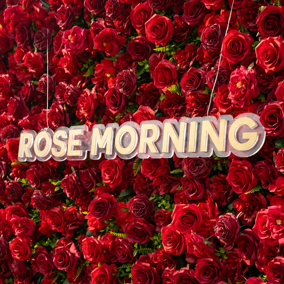 Luna | 3D Layered Flower Wall - Luxury Silk Rolling Backdrop | Shipping Included