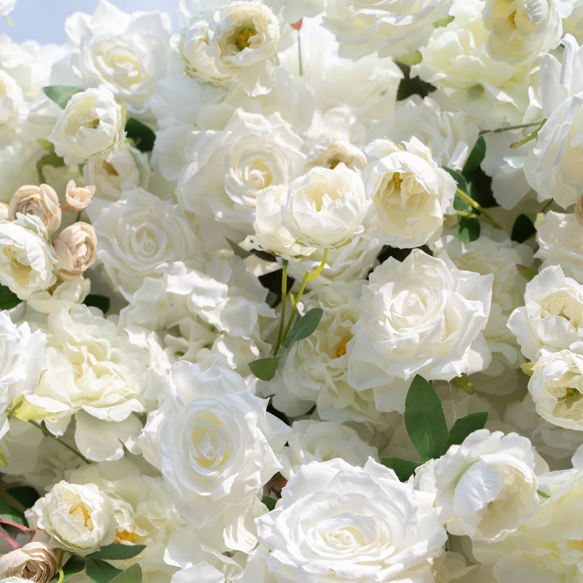 Marainne | 5D Event-Ready Artificial Floral Wall Backdrop, Roll-Up Fabric | Shipping Included