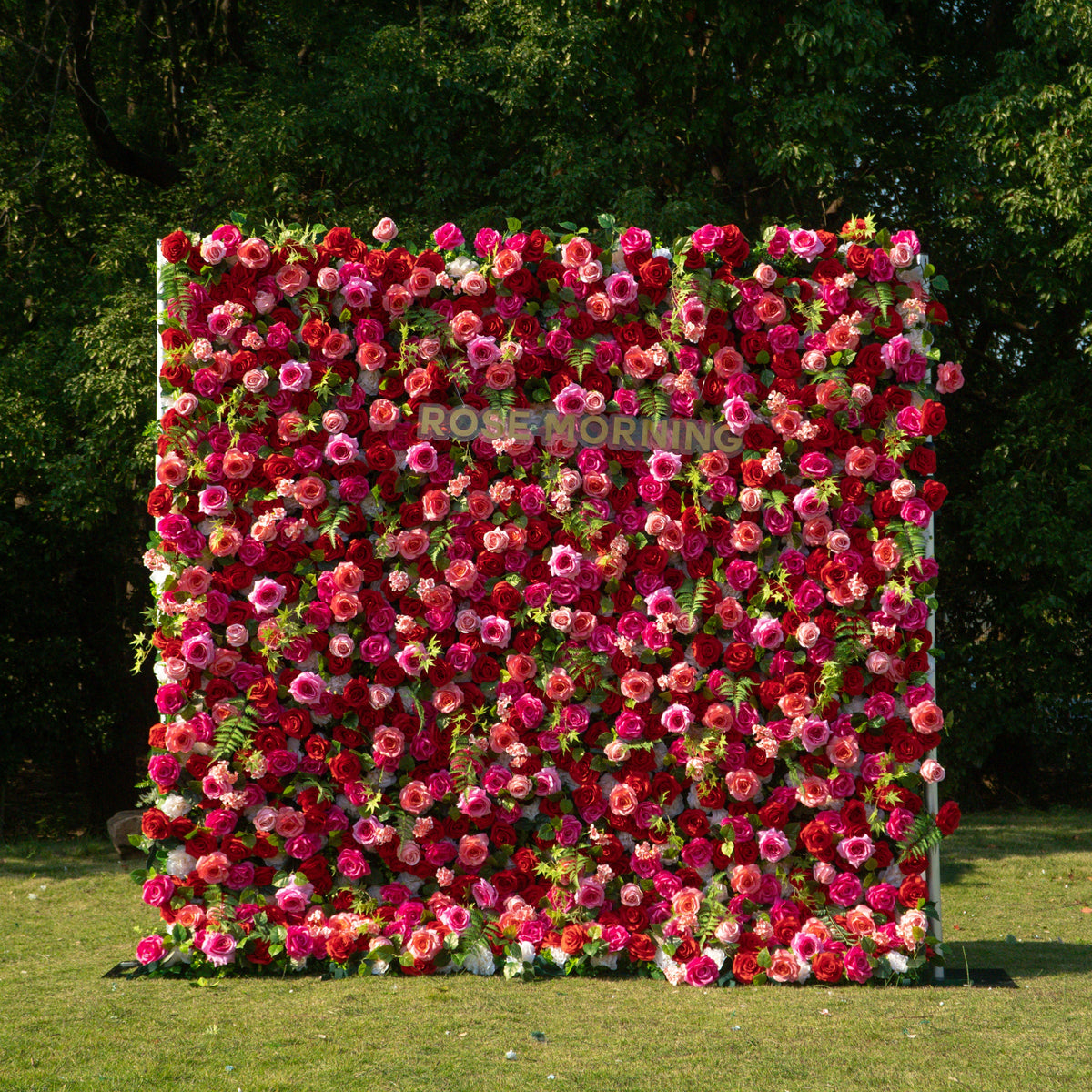Margarita | 5D Event-Ready Artificial Floral Wall Backdrop, Roll-Up Fabric | Shipping Included