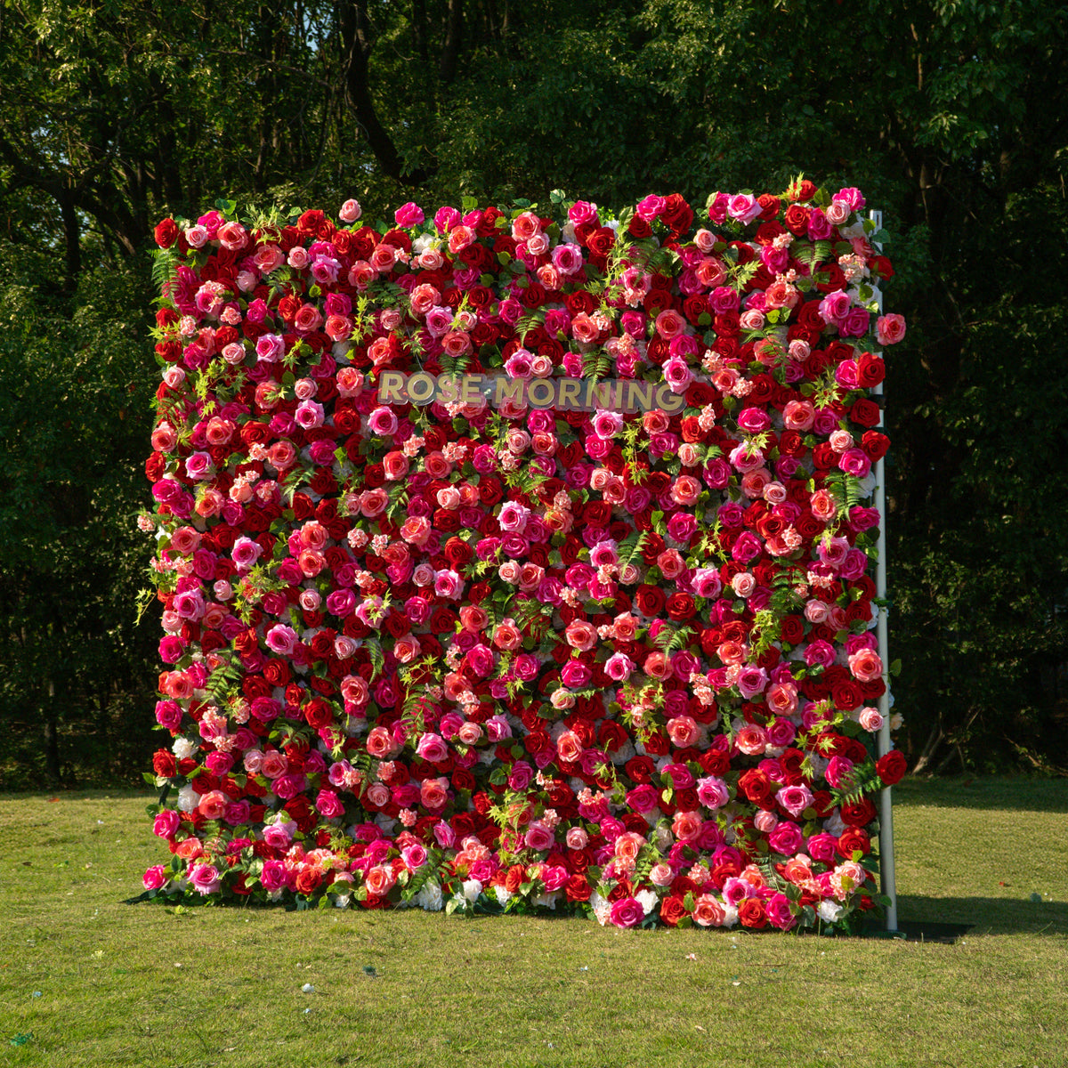 Margarita | 5D Event-Ready Artificial Floral Wall Backdrop, Roll-Up Fabric | Shipping Included