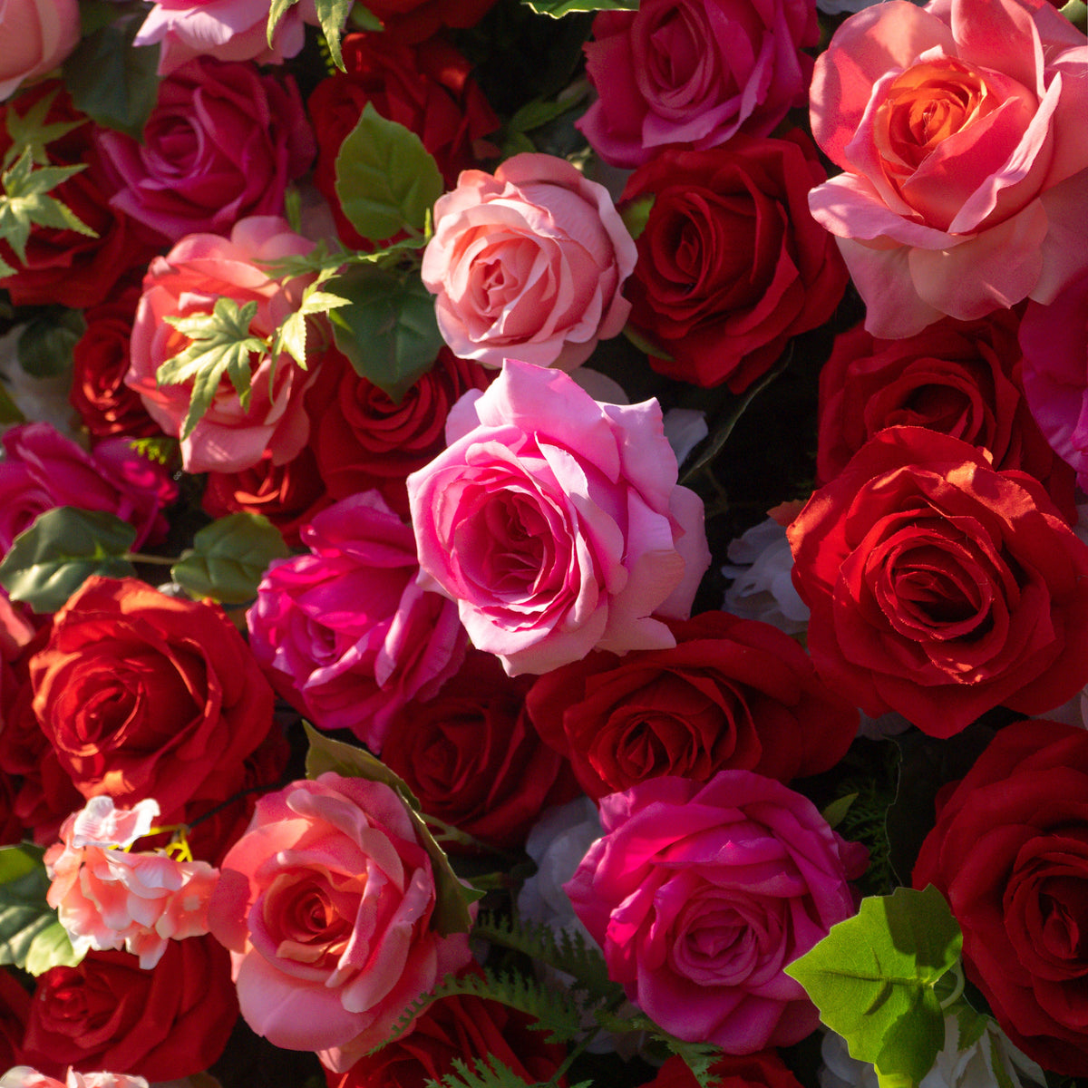 Margarita | 5D Event-Ready Artificial Floral Wall Backdrop, Roll-Up Fabric | Shipping Included