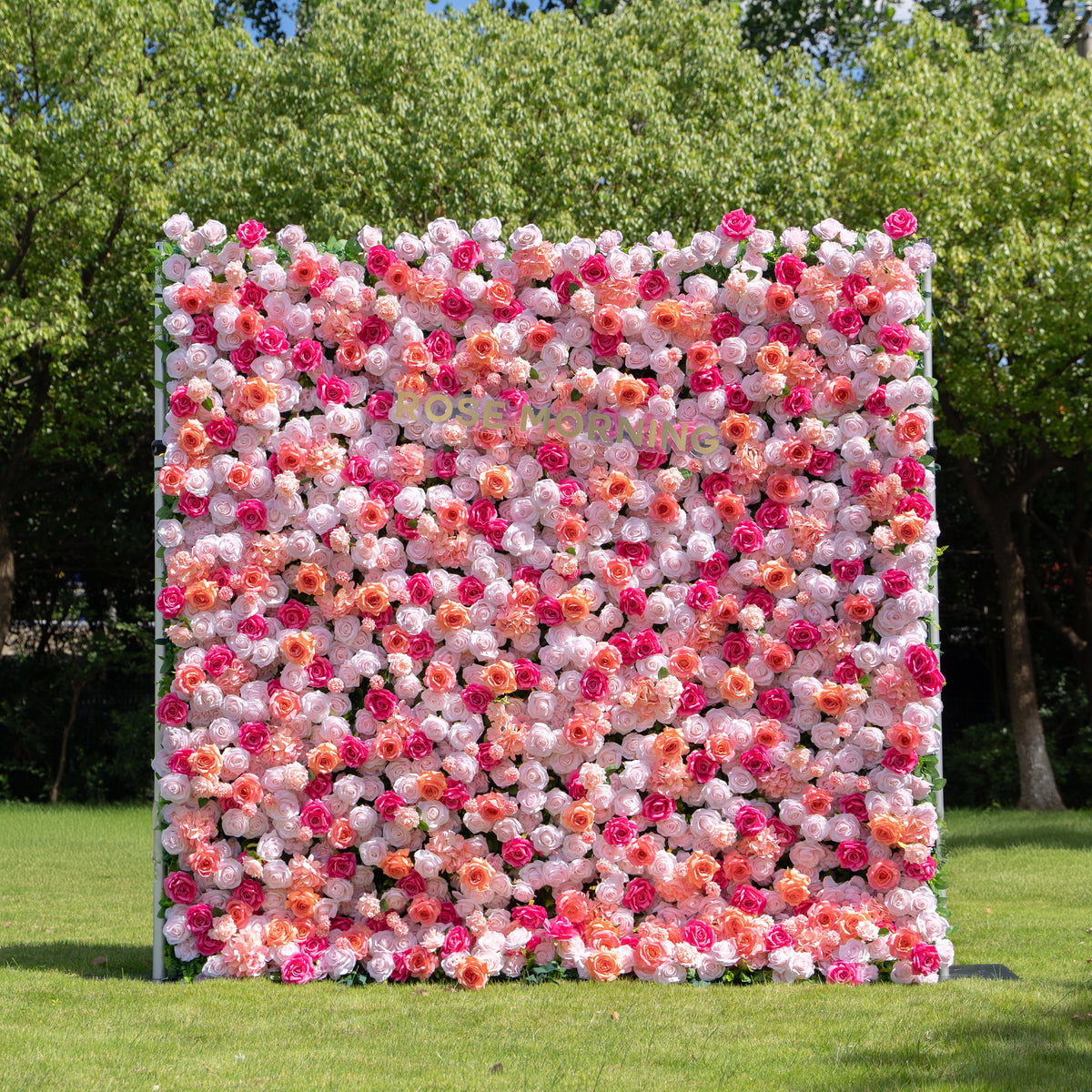 Mariposa | 4D Event-Ready Artificial Floral Wall Backdrop, Roll-Up Fabric | Shipping Included