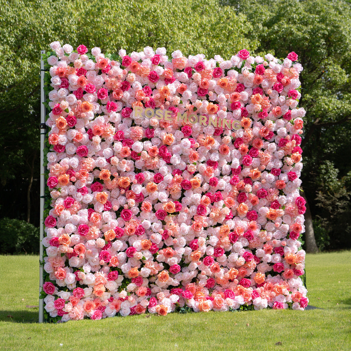 Mariposa | 4D Event-Ready Artificial Floral Wall Backdrop, Roll-Up Fabric | Shipping Included