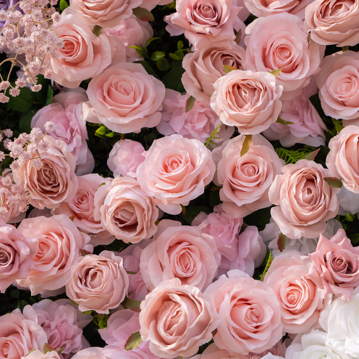 Maris | Luxury 3D Lavender & Blush Silk Rose Event-Ready Floral Wall Backdrop for Romantic Weddings & Bridal Showers | Shipping Included