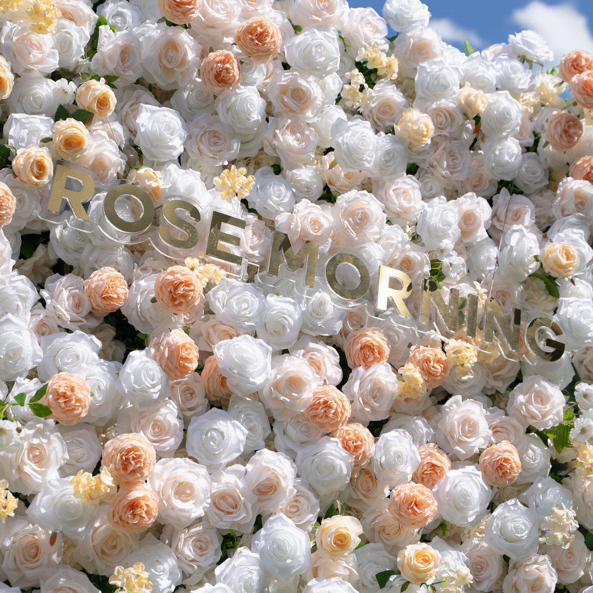 Marissa | 3D Event-Ready Artificial Floral Wall Backdrop, Roll-Up Fabric | Shipping Included