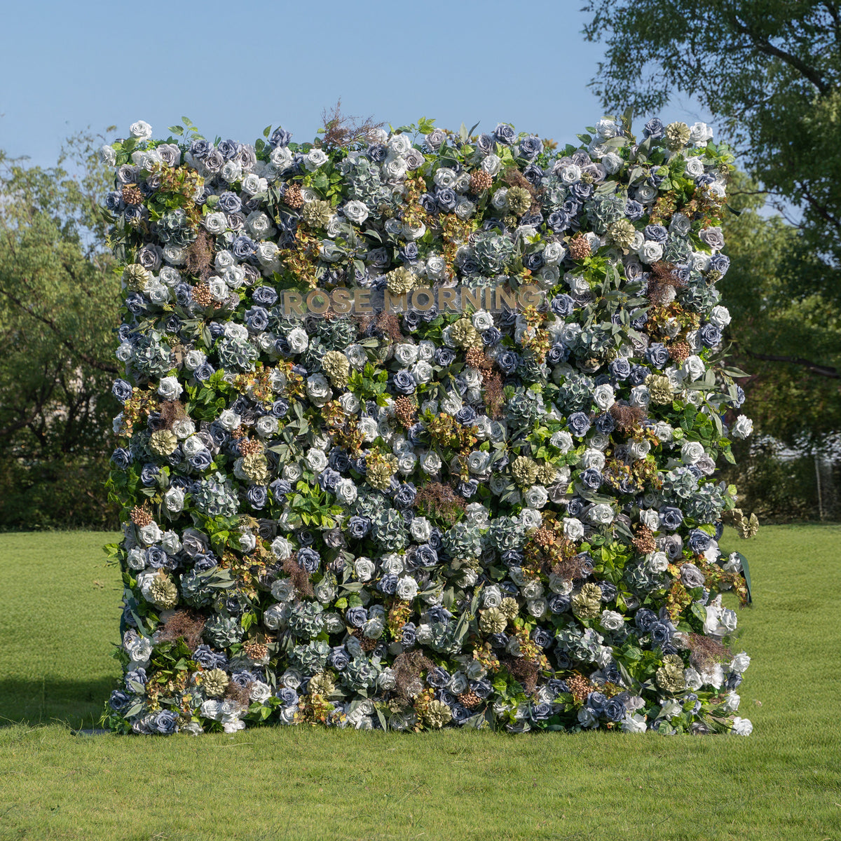 Maturo | 5D Event-Ready Artificial Floral Wall Backdrop, Roll-Up Fabric(Ready to Ship Only USA) | Shipping Included