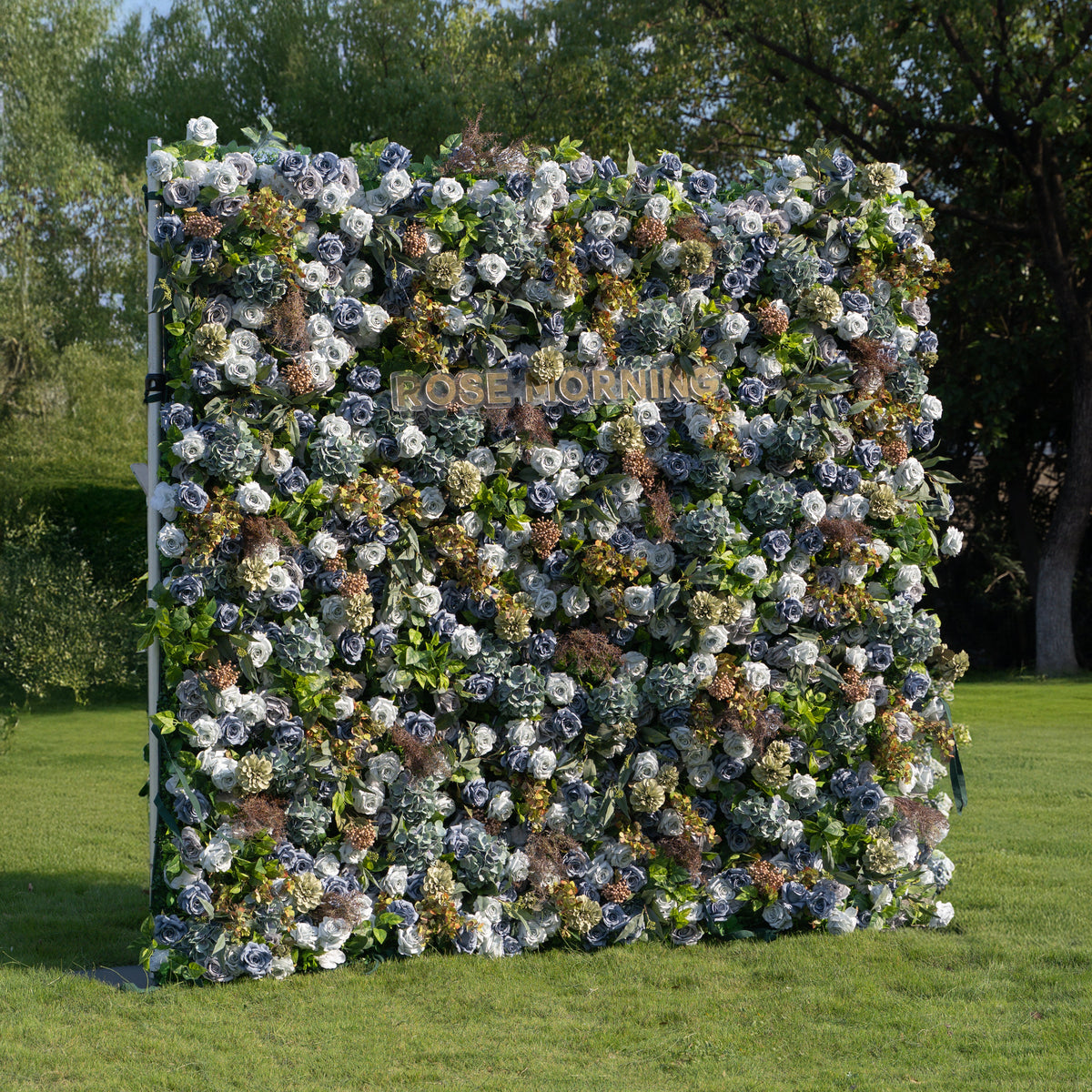Maturo | 5D Event-Ready Artificial Floral Wall Backdrop, Roll-Up Fabric(Ready to Ship Only USA) | Shipping Included