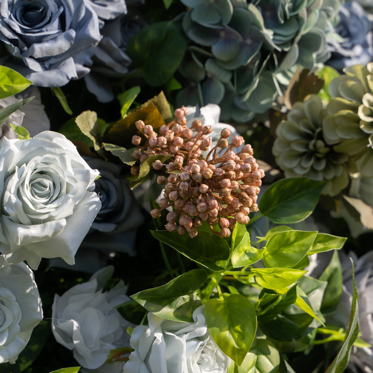 Maturo | 5D Event-Ready Artificial Floral Wall Backdrop, Roll-Up Fabric(Ready to Ship Only USA) | Shipping Included