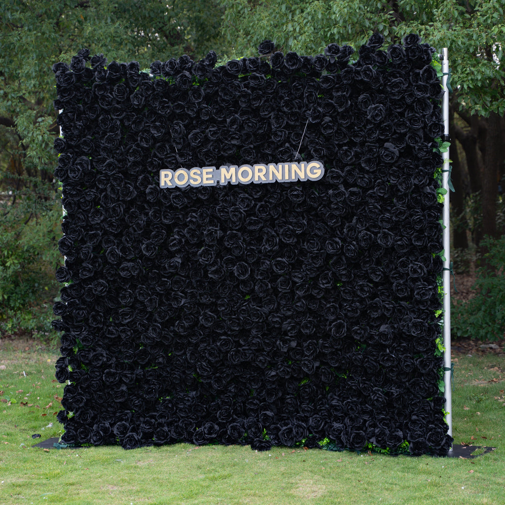 Max | 5D Event-Ready Artificial Floral Wall Backdrop, Roll-Up Fabric | Shipping Included