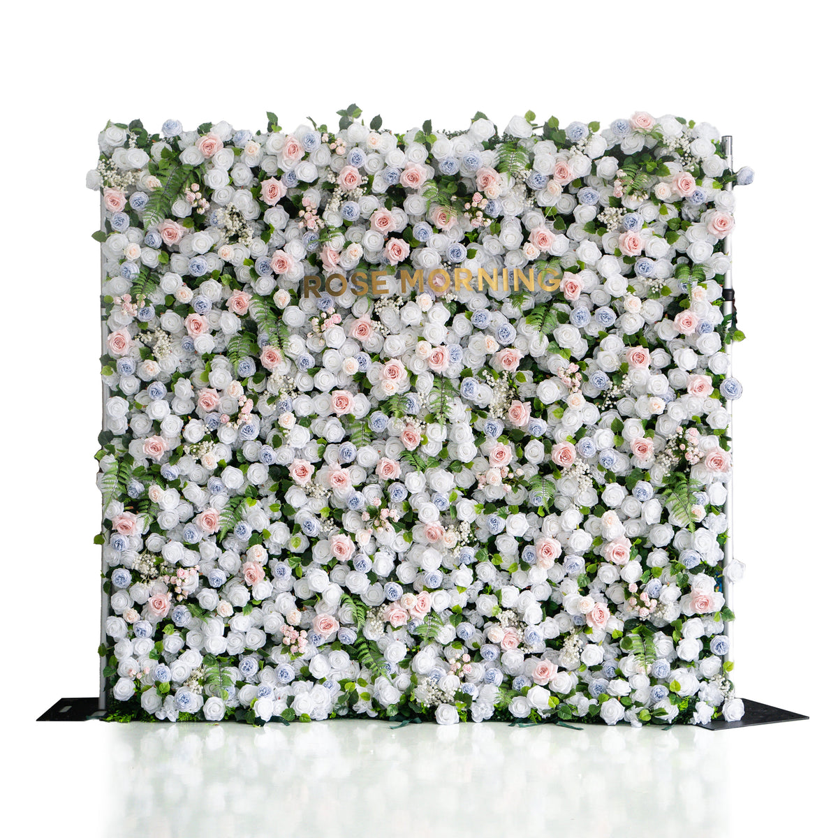 Melinda | 5D Event-Ready Artificial Floral Wall Backdrop, Roll-Up Fabric | Shipping Included