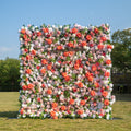 Meow | 5D Event-Ready Artificial Floral Wall Backdrop, Roll-Up Fabric | Shipping Included