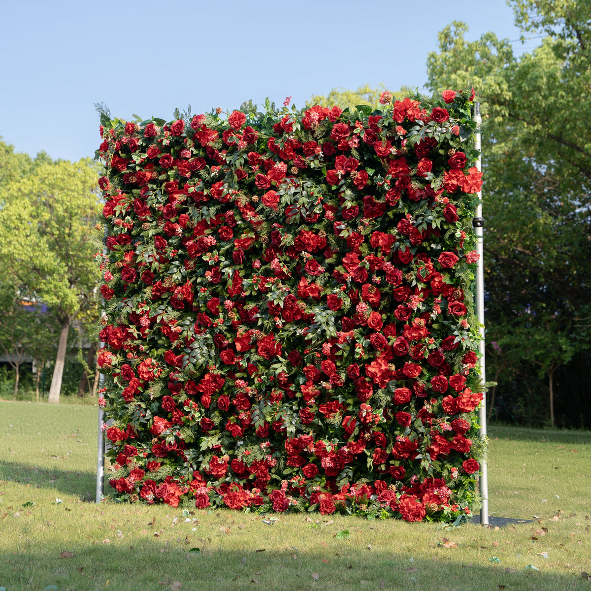 Luisa | 3D Fabric Backdrop Artificial rolling up flower wall | Shipping Included