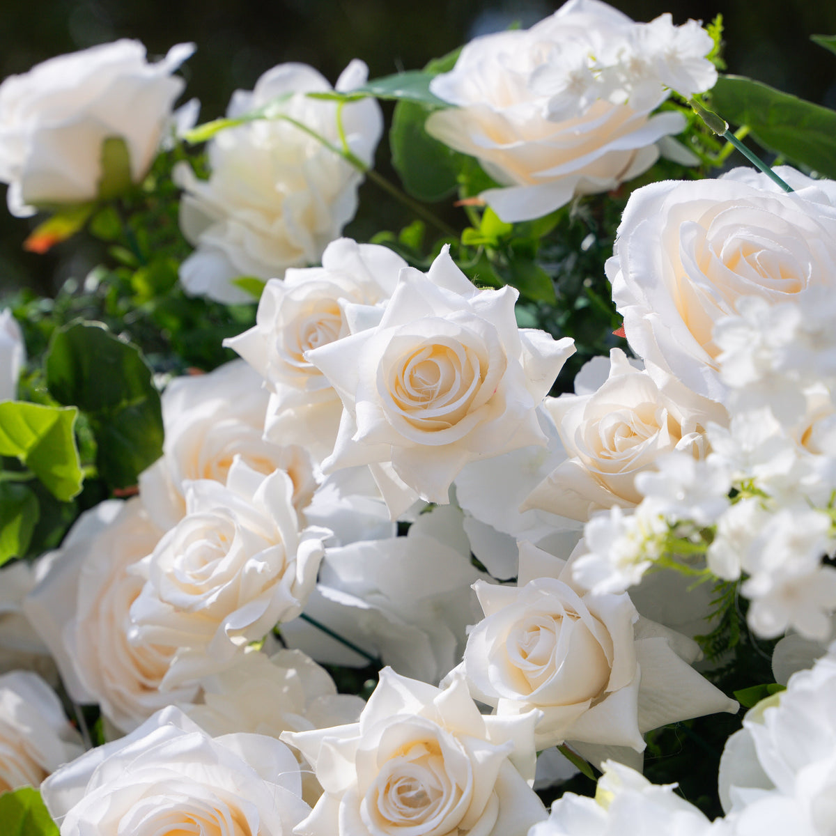 Mia | 3D Event-Ready Artificial Floral Wall Backdrop, Roll-Up Fabric | Shipping Included