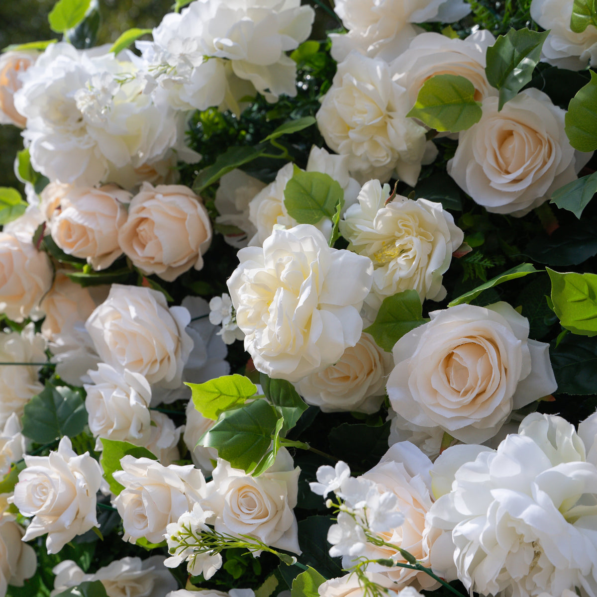 Mia | 3D Event-Ready Artificial Floral Wall Backdrop, Roll-Up Fabric | Shipping Included
