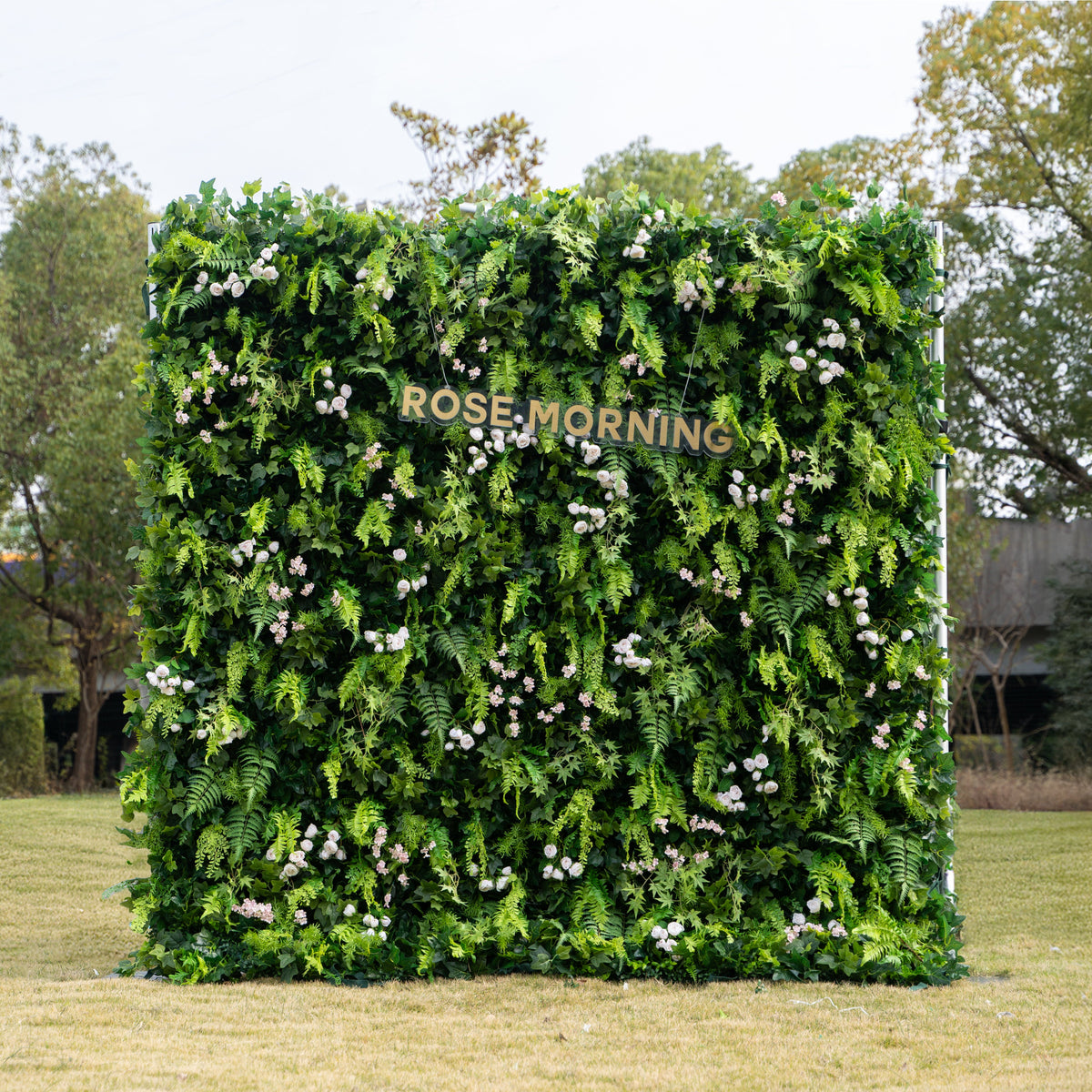 Mikia | 4D Event-Ready Artificial Floral Wall Backdrop, Roll-Up Fabric | Shipping Included
