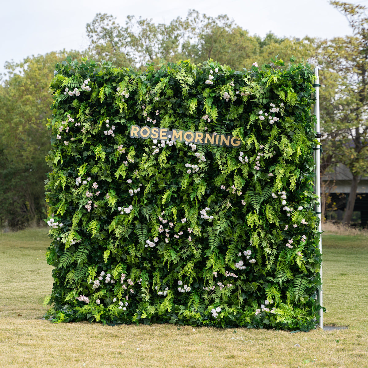 Mikia | 4D Event-Ready Artificial Floral Wall Backdrop, Roll-Up Fabric | Shipping Included