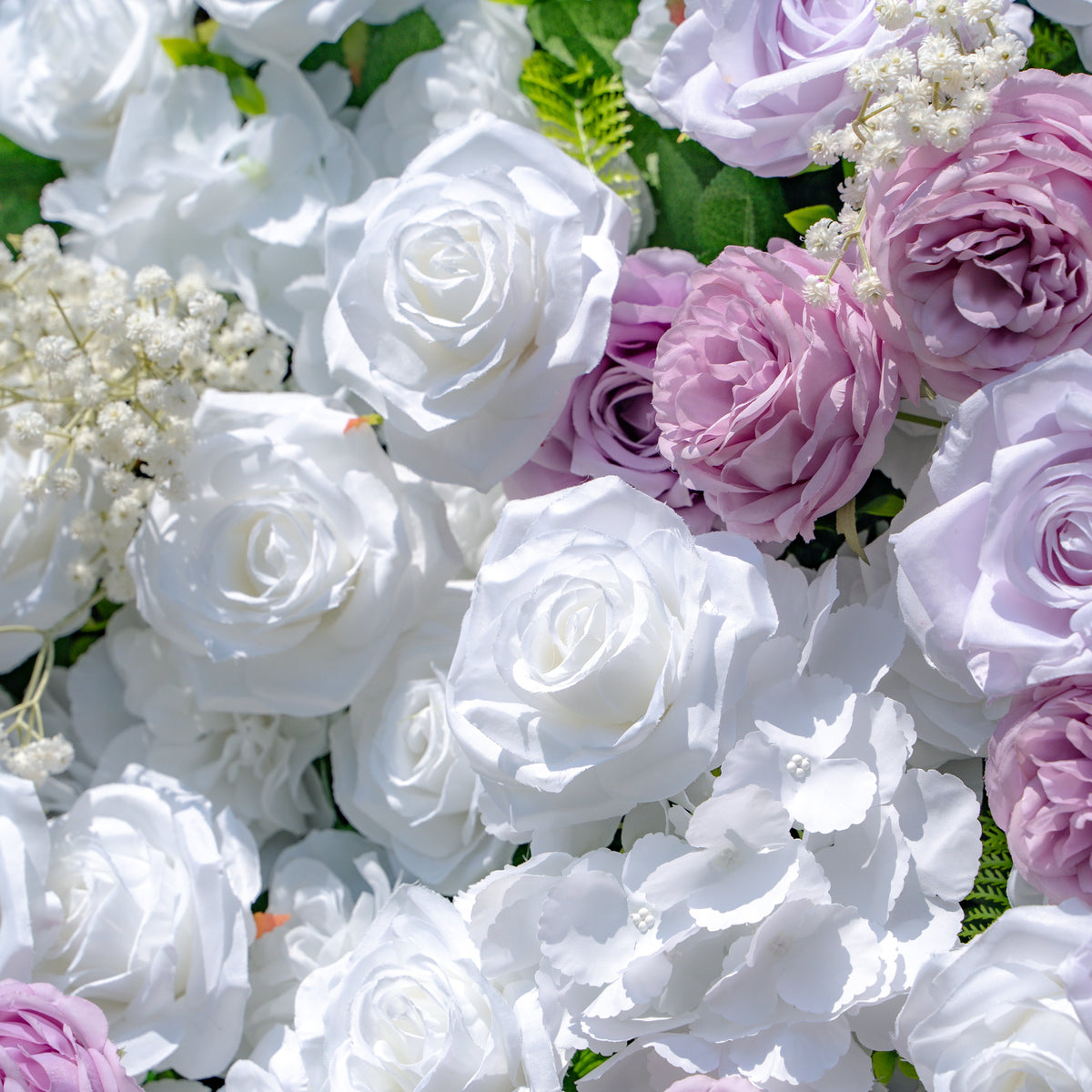 Millie | 3D Event-Ready Artificial Floral Wall Backdrop, Roll-Up Fabric | Shipping Included