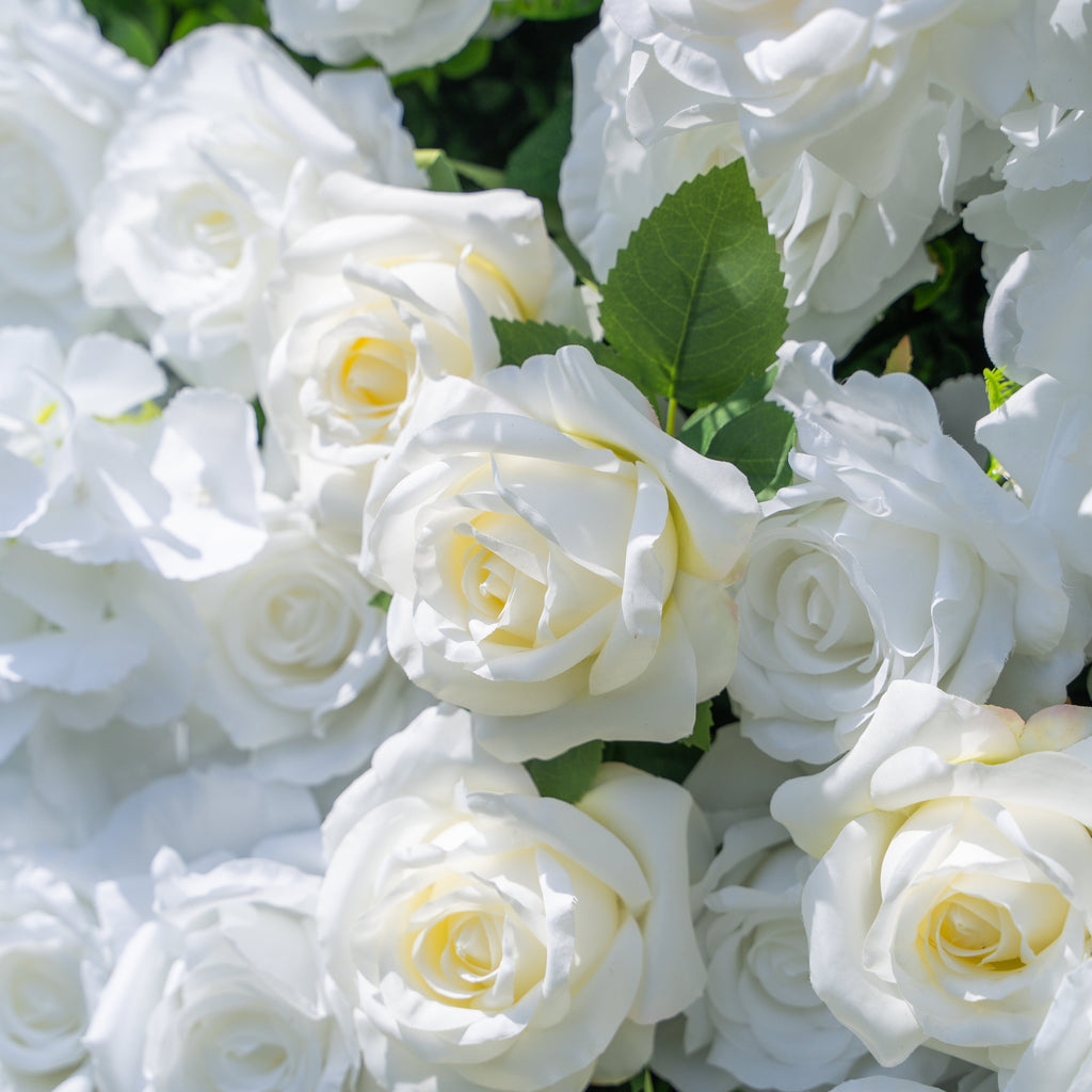 Moonlight | 3D Event-Ready Artificial Floral Wall Backdrop, Roll-Up Fabric | Shipping Included