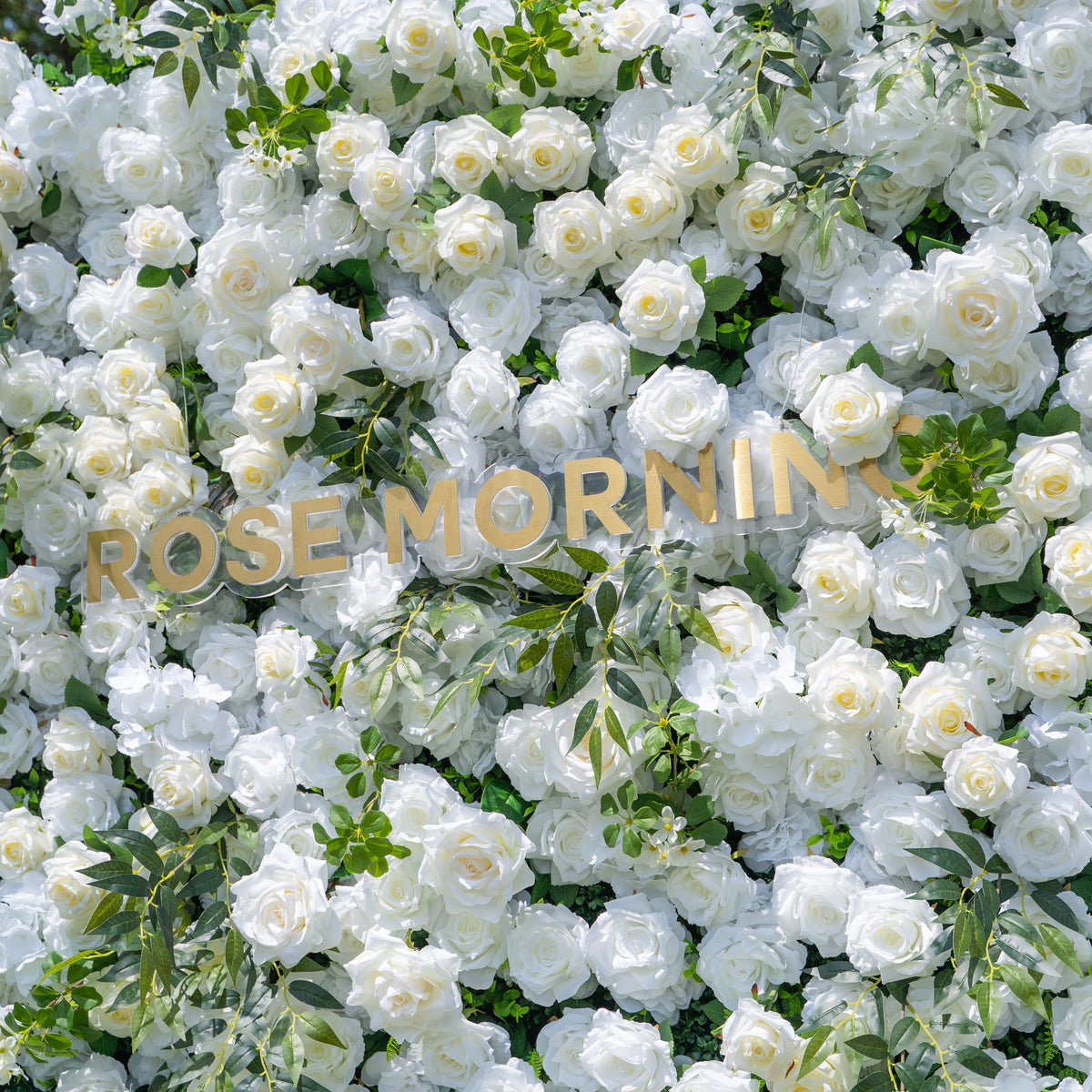 Moonlight | 3D Event-Ready Artificial Floral Wall Backdrop, Roll-Up Fabric | Shipping Included
