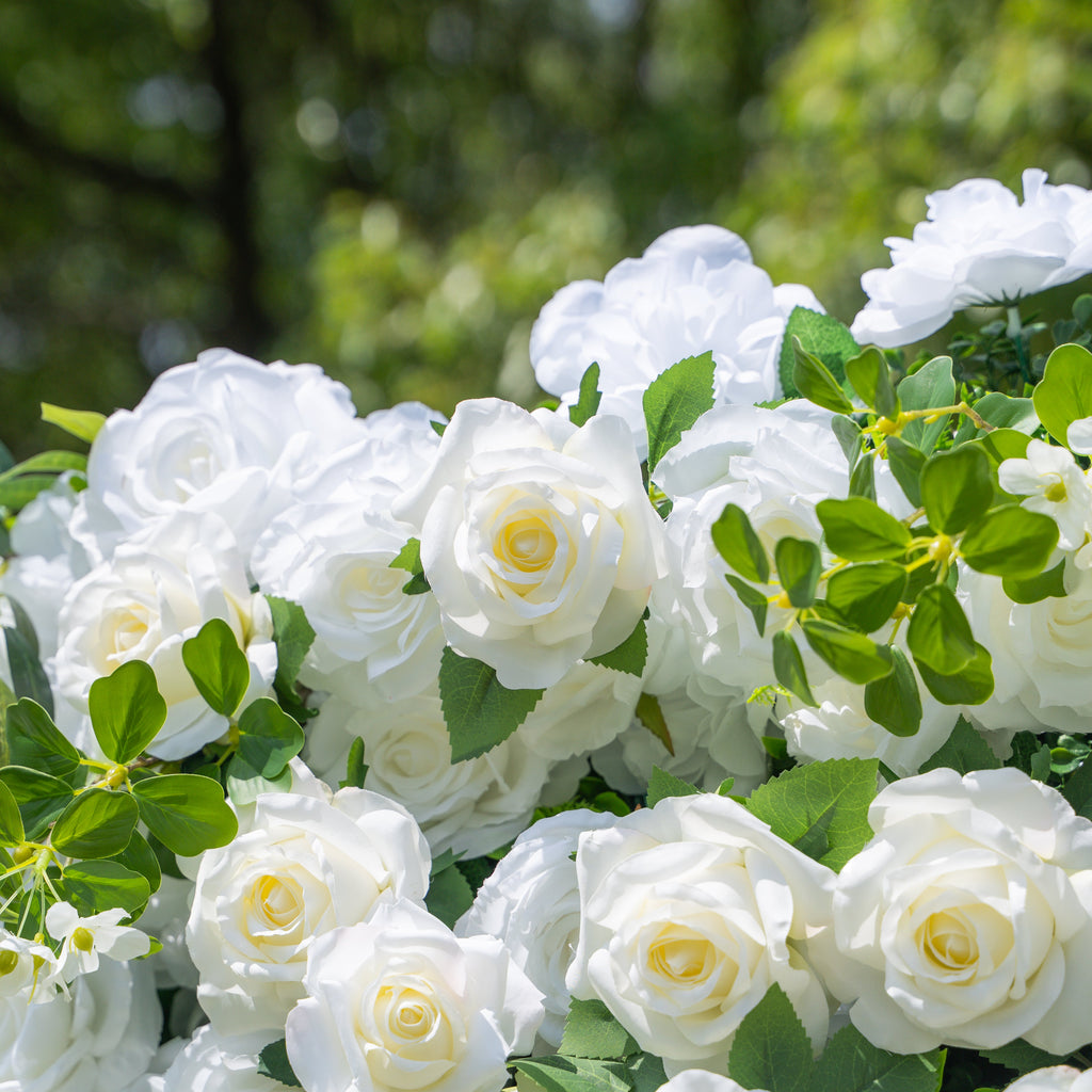 Moonlight | 3D Event-Ready Artificial Floral Wall Backdrop, Roll-Up Fabric | Shipping Included