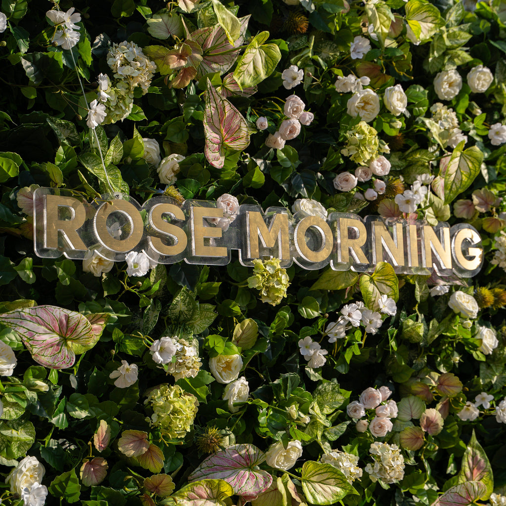 Nives | 4D Event-Ready Artificial Floral Wall Backdrop, Roll-Up Fabric | Shipping Included